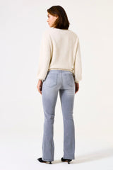 Jean Célia évasé gris moyen L32