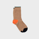 Chaussettes en coton peigné Square - Gingembre