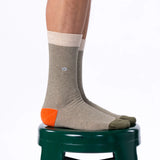 Chaussettes coton rayées Champêtre