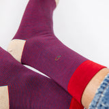 Chaussettes coton rayées Urbaine
