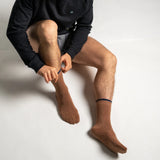 Chaussettes coton Square brown