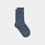 Chaussettes coton Square bleu