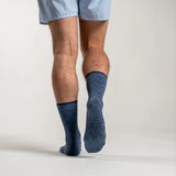 Chaussettes coton Square bleu