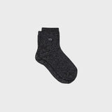 Chaussettes pailletées coton noir