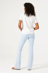 Jean Celia Slim évasé délavé