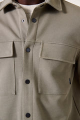 Surchemise vert olive