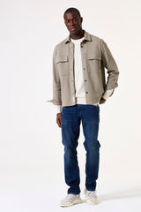 Surchemise vert olive