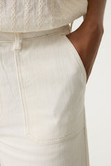 Pantalon blanc cassé