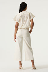 Pantalon blanc cassé