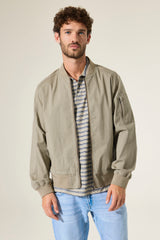 Blouson aviateur vert