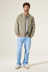 Blouson aviateur vert