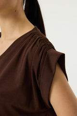 Tee shirt marron