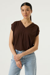 Tee shirt marron
