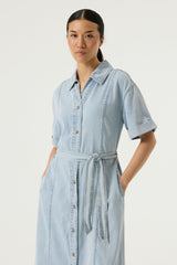 Robe jean usé