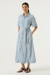 Robe jean usé