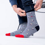 Chaussettes en coton peigné Animaux - Goéland