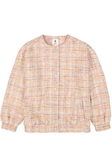 Veste en tweed à carreaux