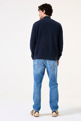 Gilet bleu foncé