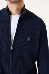 Gilet bleu foncé