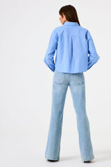 Chemisier bleu clair