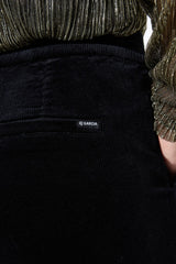 Pantalon en velours noir