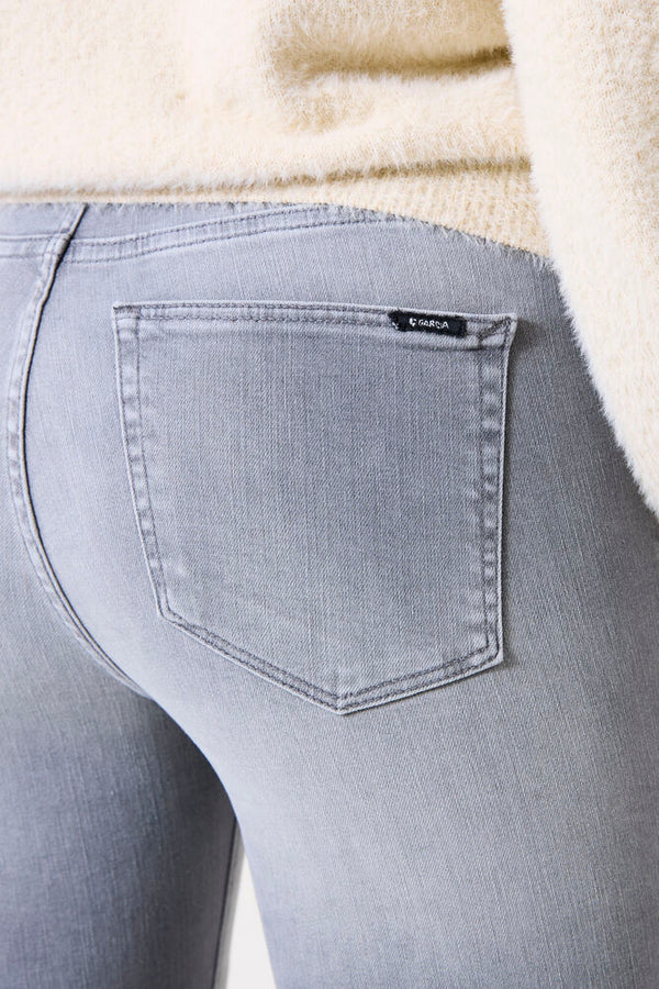 Jean Célia évasé gris moyen L32