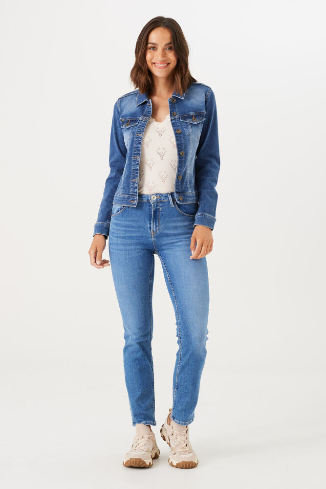 Veste jean slim