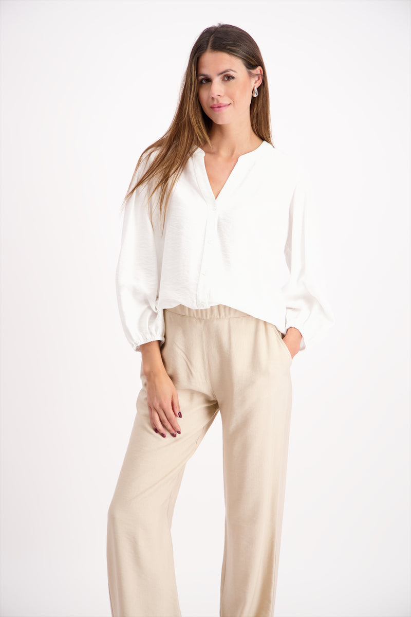 Chemisier unie blanc