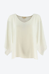 Blouse ample unie