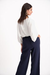 Blouse ample unie