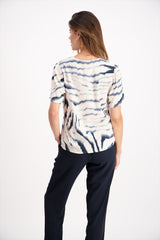 Blouse imprimée col V