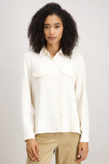 Chemisier blanc cassé