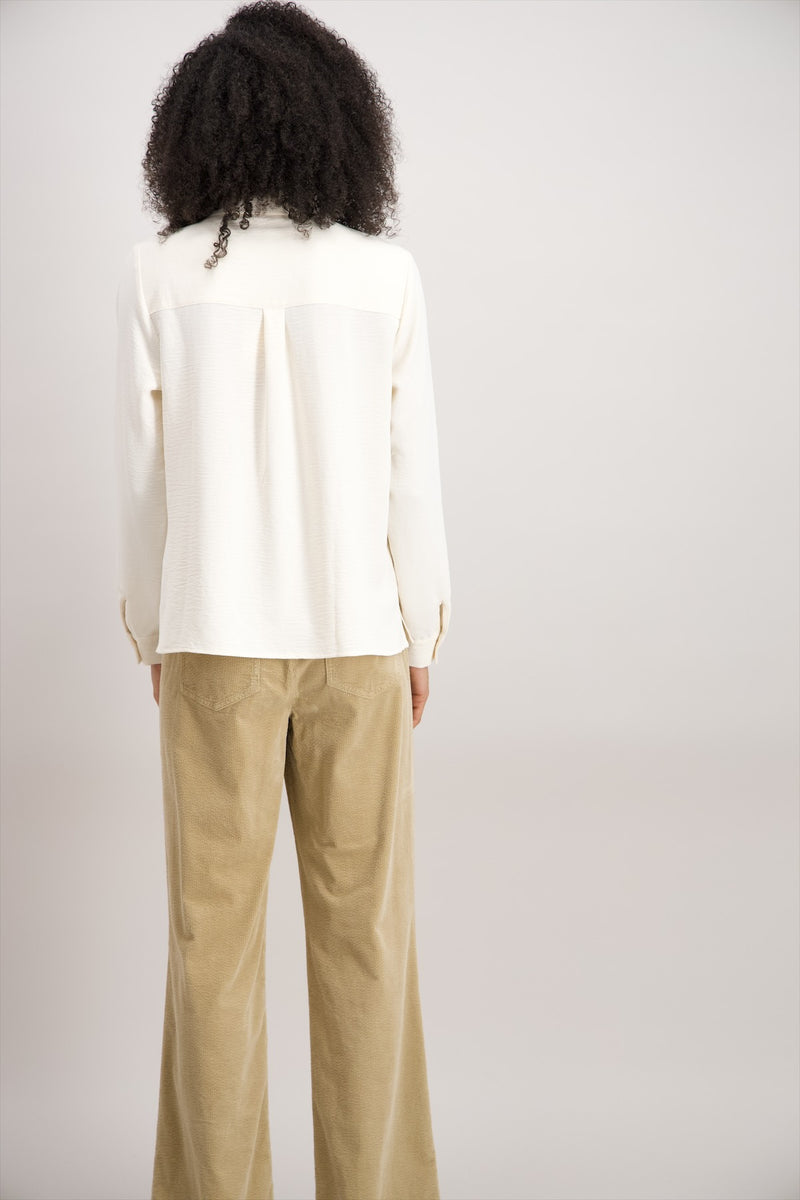 Chemisier blanc cassé