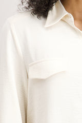 Chemisier blanc cassé