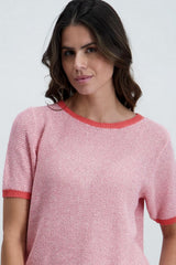 Pull chiné en maille