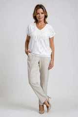 Pantalon rayé