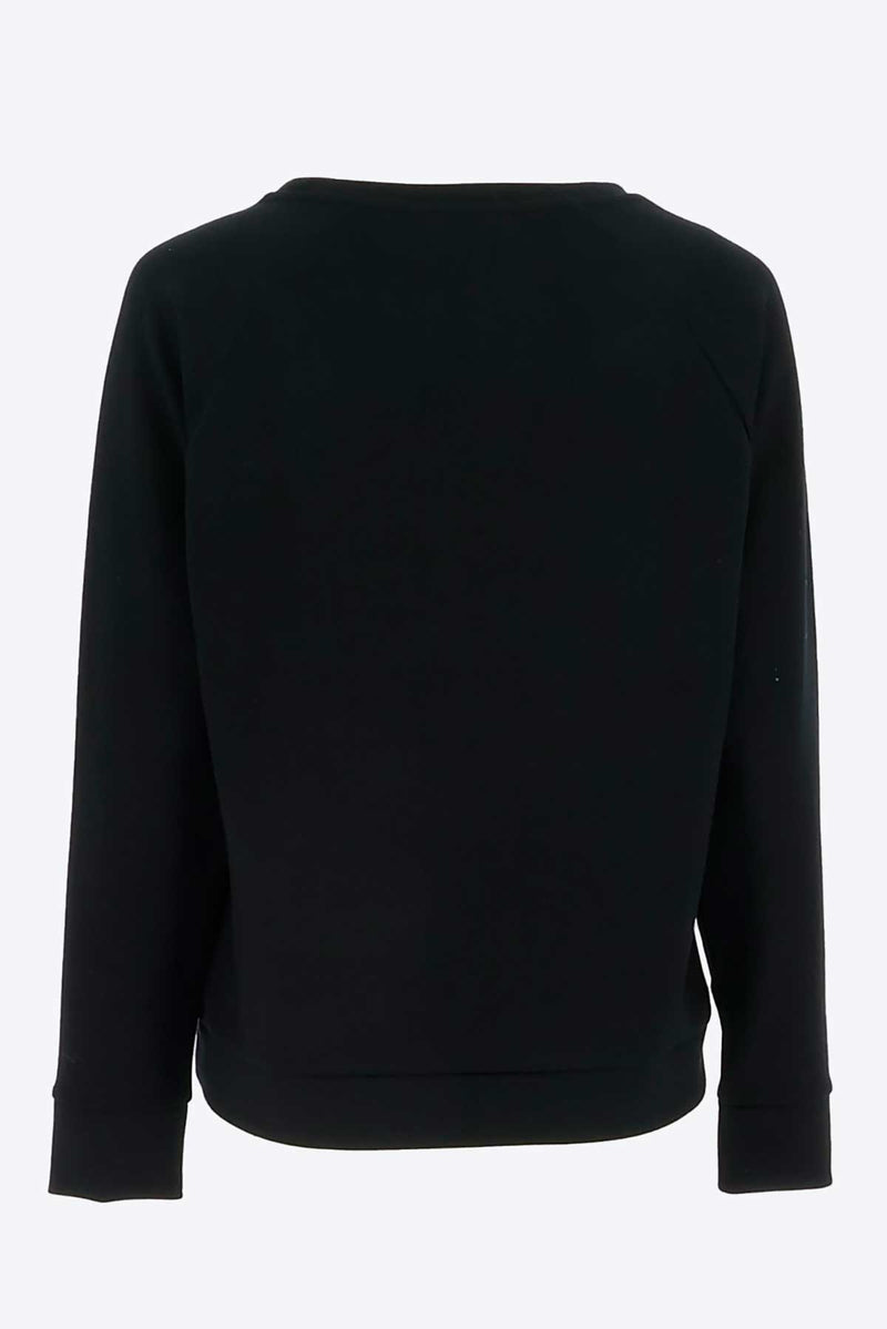 Sweat noir avec impression