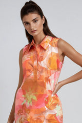 Robe chemisier imprimée