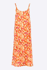 Robe longue imprimé abstrait