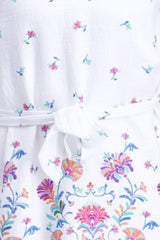 Robe droite imprimé fleuri