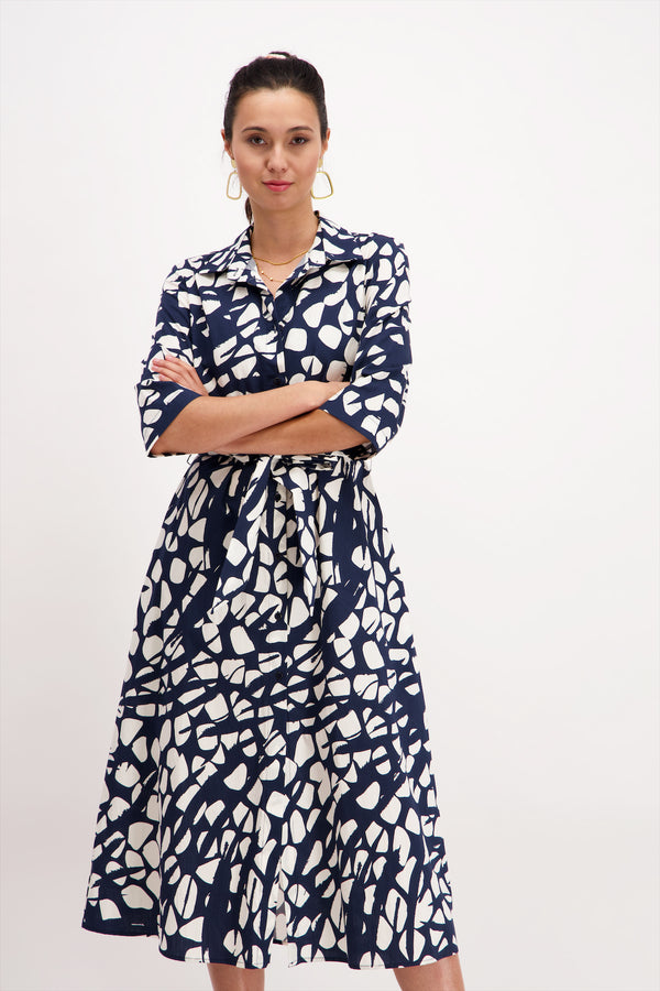 Robe longue imprimée