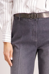 Jean bootcut gris