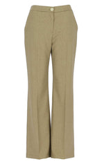 Pantalon habillé beige doré