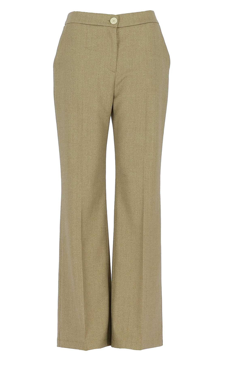 Pantalon habillé beige doré