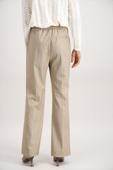 Pantalon habillé beige doré
