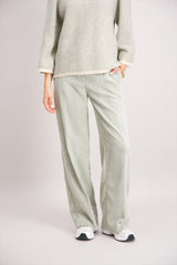 Pantalon velours uni