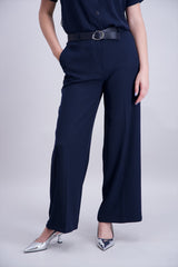 Pantalon droit bleu marine