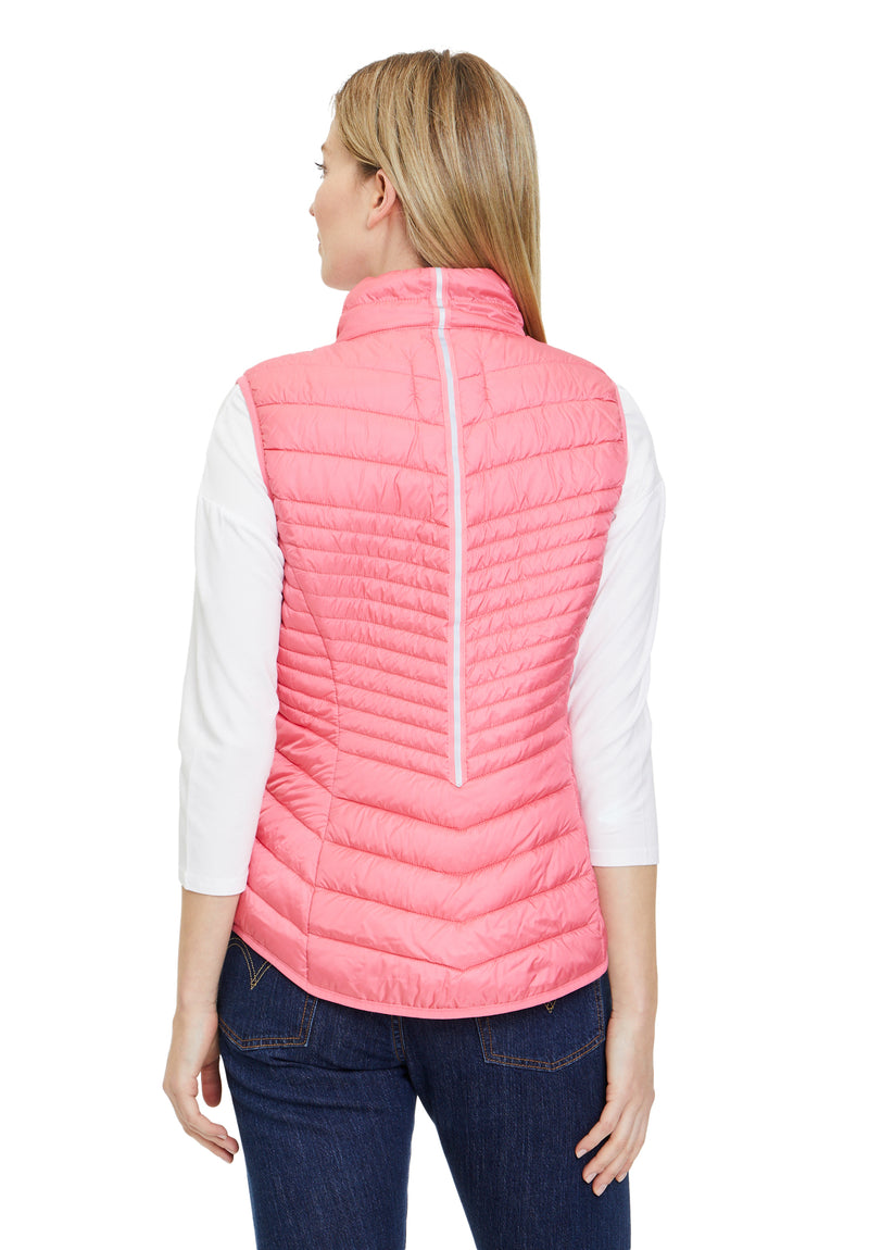 Veste sans manches rose