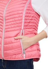 Veste sans manches rose