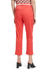 Pantalon casual 3/4 rouge